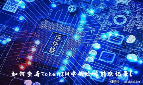 如何查看TokenIM中的哈希转账记录？
